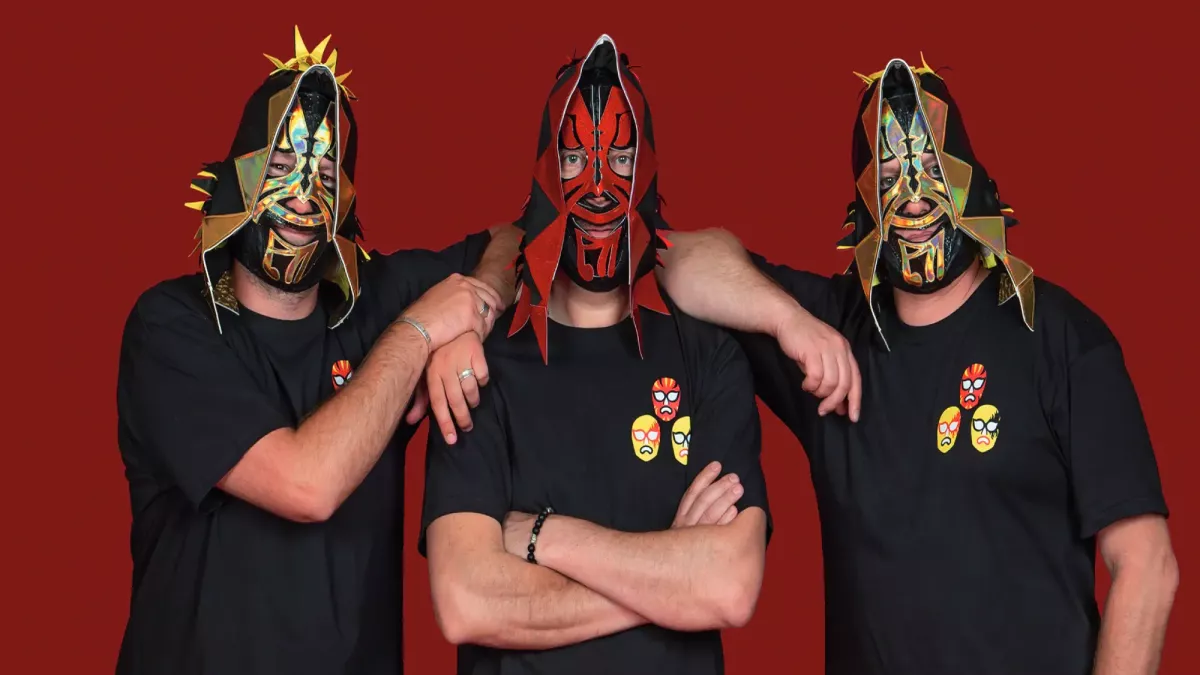 Portrait officiel de TicTacTec par François Melillo - photo de presse du groupe électro masqué